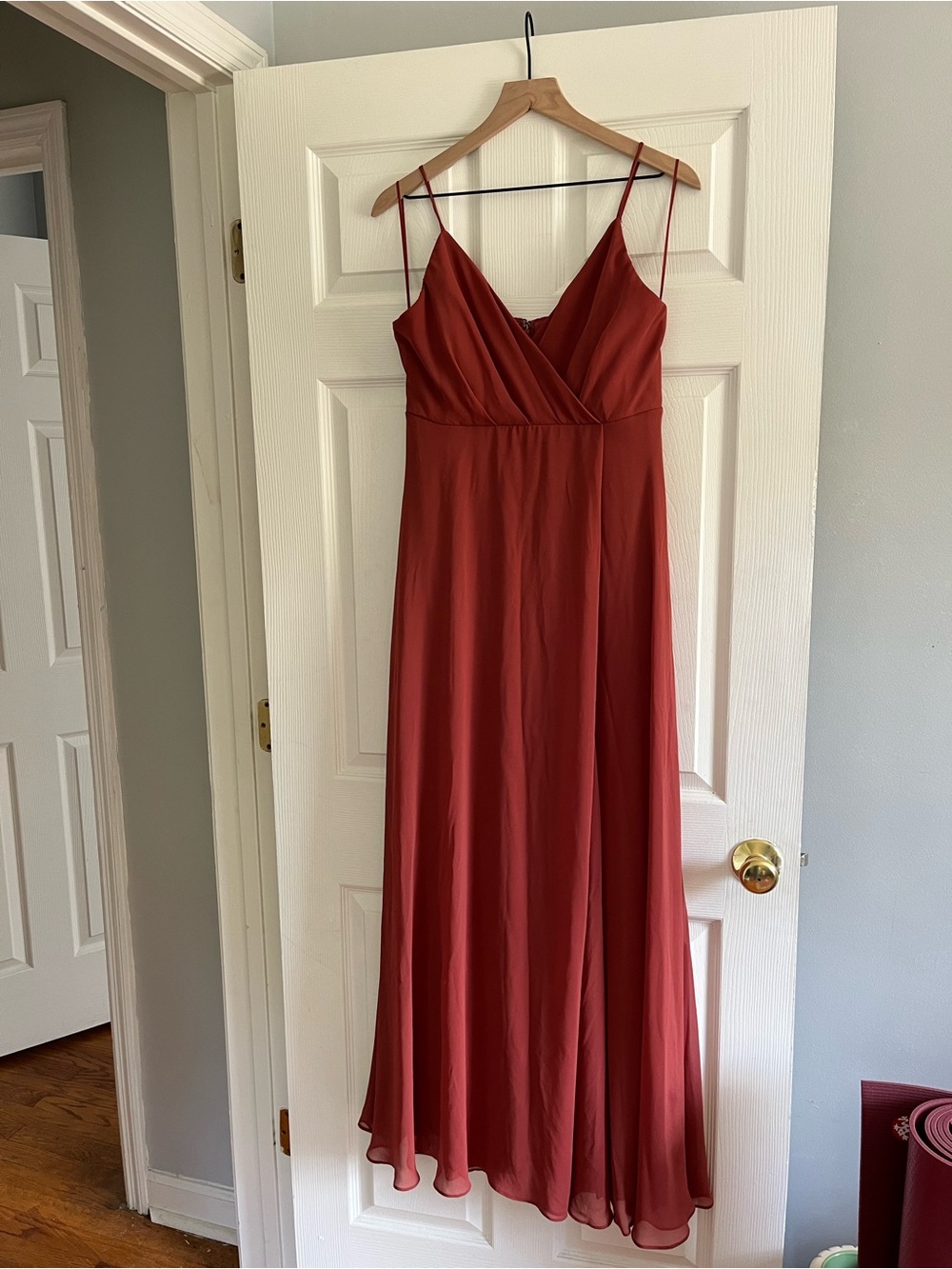 Birdy Grey Terracotta/Dusty Rose Maxi Dress